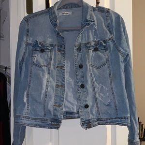 Distressed Jean Jacket